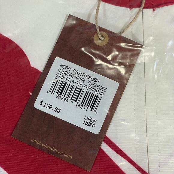 Tuskeegee University Tigers Mitchell & Ness Paintbrush Windbreaker - Picture 3 of 4